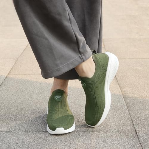 Giniros Schuhe Herren Sneaker Ohne Schnuersenkel Slip-on Schuhe Mesh Atmungsaktiv Leicht Laufschuhe Casual Sportschuhe Bequem Turnschuhe Leichtgewichts Outdoor Joggingschuhe – Bild 3