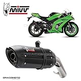 KAWASAKI Auspuff ZX-10 R 2011 2012 Suono MIVV Stahl Schwarz
