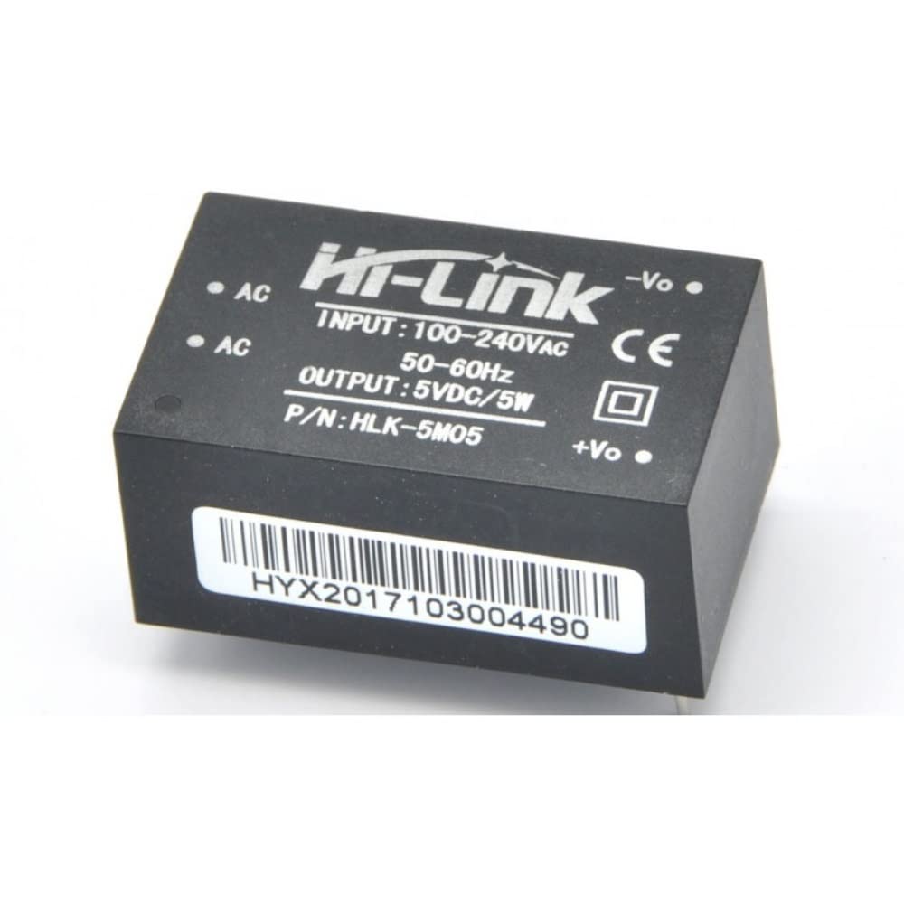 See full amazon price history chart for Robodo Hi-link HLK-5M05 100-240 VAC to 5 VDC/5W Power Supply Module (MO46) Robodo Hi-link HLK-5M05 100-240 VAC to 5 VDC/5W Power Supply Module (MO46) (B07DDH7SHF) Amazon Price History, Amazon Price Tracker