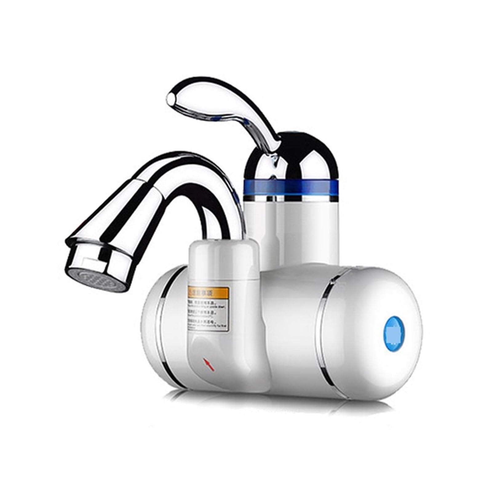 LNHHG Instant Heating Faucet Hot Water Tap,Tankless Water Heater Electric Kitchen Faucet,Fast Heating Water Heater Tap(Water from side)