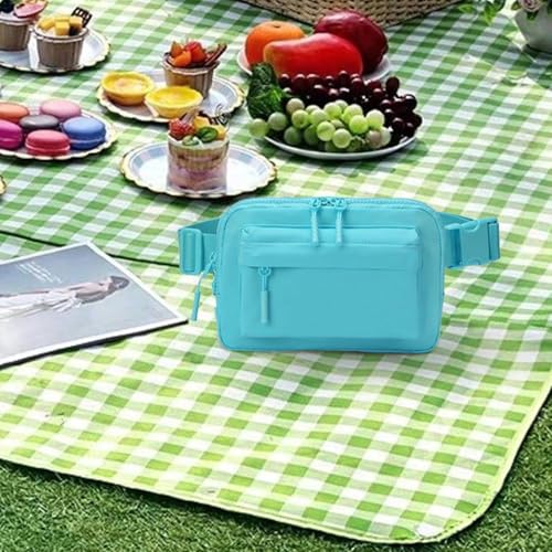 Riñonera elegante con 4 bolsillos con cremallera, diseño espacioso e impermeable 6