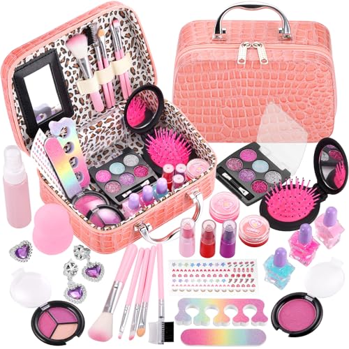 GAGAKU Kinderschminke Pretend Make up Spielzeug Set,26PCs Waschbar Schminke...