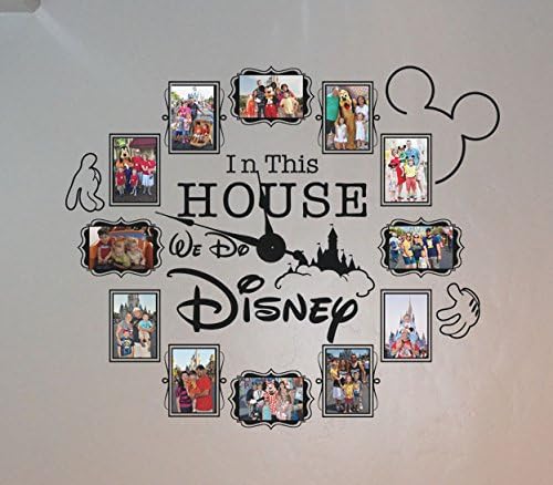 CL333 Disney Photo Vinyl Decal Clock (4" x 6")