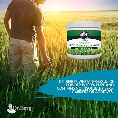 Dr. Berg's Wheat Grass Superfood Powder Raw Juice Organic Ultra
