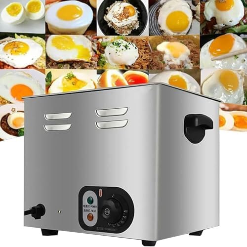 Commercial Fully Automatic Egg Cooker, 2600W Electric Egg Machine, Half-Boiled Soft-Boiled Omelette Device, Quickly Makes 60 Eggs for Morning Tea Shops Snack Bars Food Courts