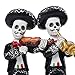 GALLERIE II Skeleton Skull Mariachi Band Decorative Small Figurine Day of The Dead Dia De Los Muertos Halloween Figurines Shelf Sitter Party Festive Indoor Statue Table Tabletop Decor Decoration