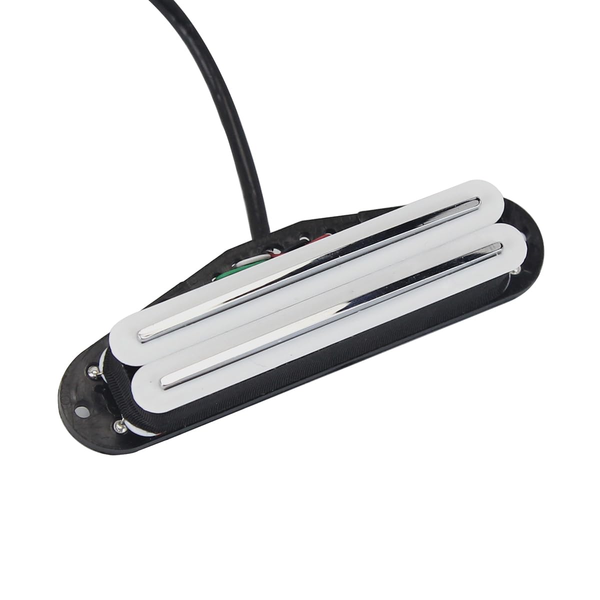 Pickup Humbucker Dual Hot Rail Per Chitarra - Bobina Singola, Colore Crema, Adatto Per ST Squier - Foto 8