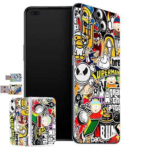 FuttPatti OnePlus Nord Camouflage Skin Wrap Sticker (Combo for Back ...