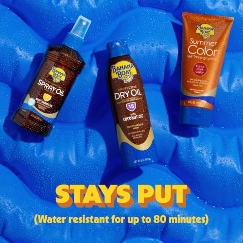 Banana Boat Deep Tanning Oil Spray SPF 4, 8 Fl Oz (2 Pack) - image 5