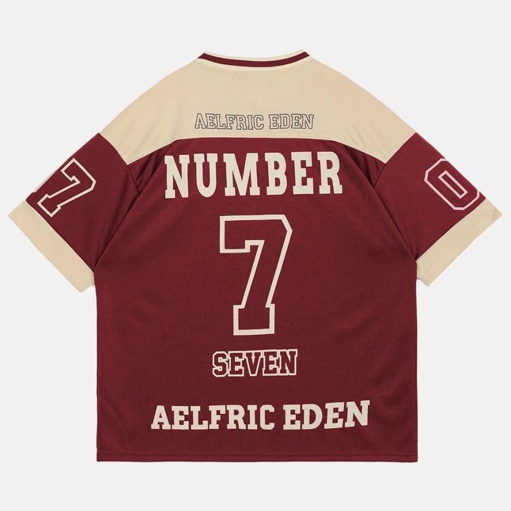 Aelfric Eden 90s Oversized T Shirts Unisex Graphic Jersey Printed Casual Tees Streetwear Vintage Summer Top Tshirt - Image 5