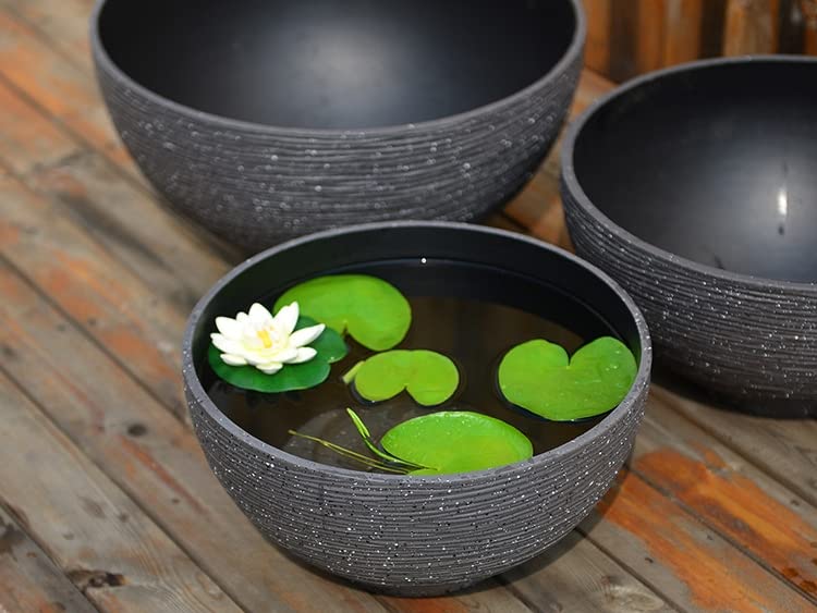 Amazon | 睡蓮鉢 睡蓮の鉢 睡蓮鉢+大型 睡蓮鉢プラスチック 睡蓮鉢+