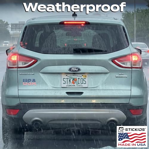Image of Stickios American Flag Decal USA Flag Letters - Made in USA