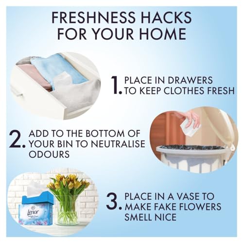 Lenor Wäschetrockner-Weichspülerblätter, 102 Blatt (3 Packungen × 34 Blatt)