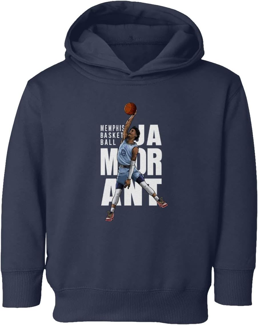 RIVEBELLA Morant Dunk Memphis Basketball Star Sports Fans Toddler Hoodie Sweatshirt