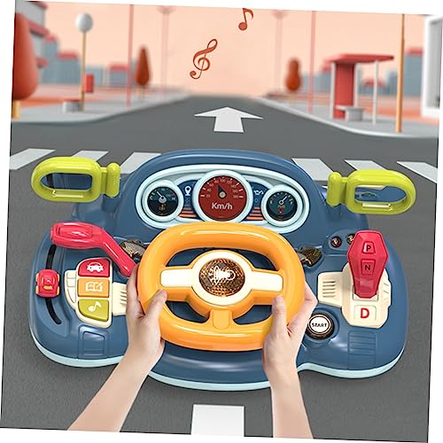Toyvian 2 Pçs Carro Brinquedo Multifuncional Direção Crianças Educacional Falso Crianças Para Roda C
