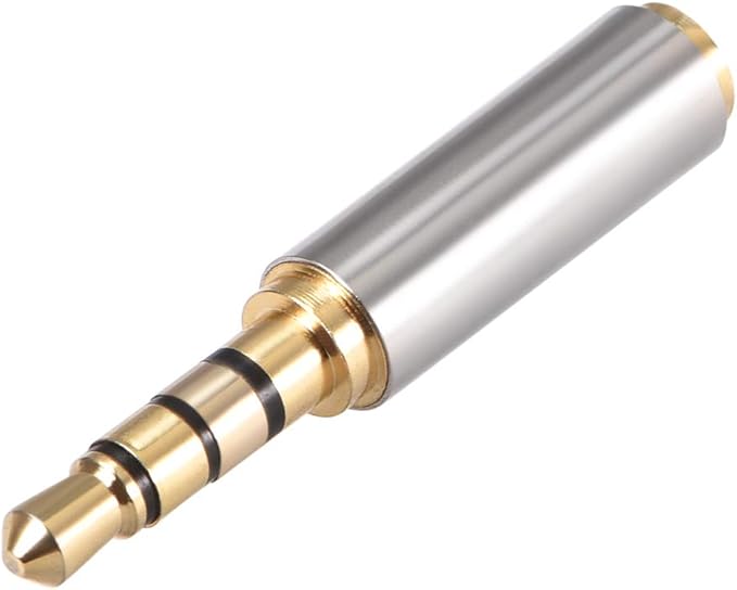 Adaptador de conector 3.5mm macho a 2.5mm hembra miniatura 2