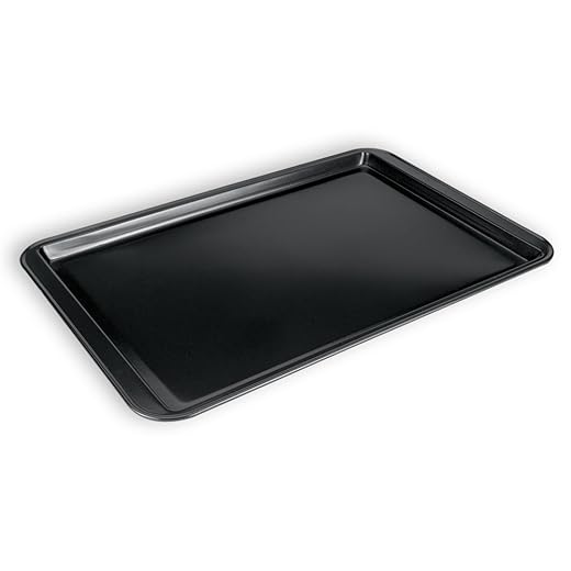 Metaltex Dolceforno Bandeja Para Horno, Acero, Negro, 34 Cm