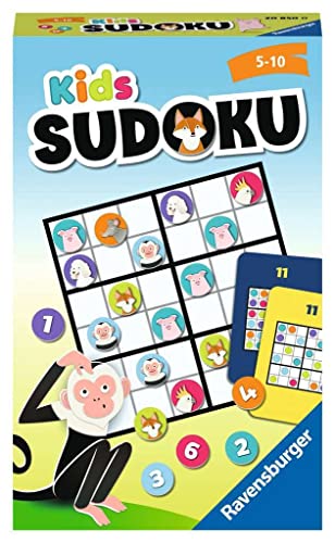 Ravensburger Kids Sudoku-20850-Juego de lógica para un niño de 5 a 10 años (20850)