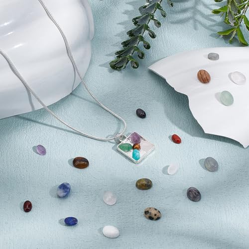 Cabujones de piedras preciosas naturales ovaladas para engaste y diseño de joyería 6