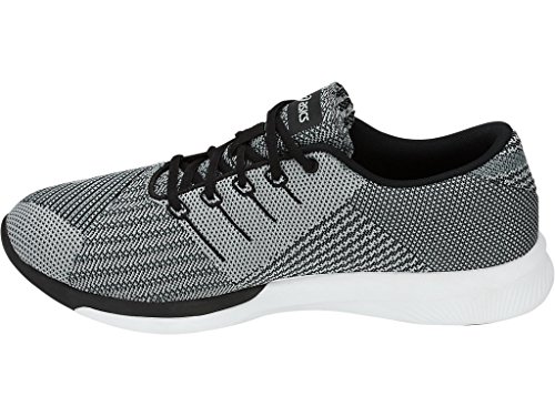 ASICS ASICS Men's fuzeX Knit, Carbon/Black/White, 12 D