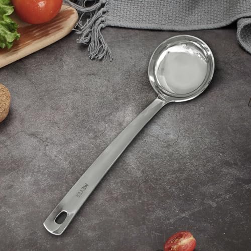 Image of Meyer Stainless Steel Ladle | Kitchen Tools | Soup Ladle | Dosa Making Tools | Steel Ladle for Seving /Cooking All Types of Gravies /Dal /Curries, 30cm