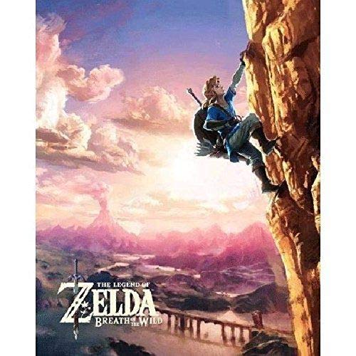 Pyramid Cadre Mural Zelda Breath of Wild 3D Lenticulaire Climbing, 29cm x 24cm
