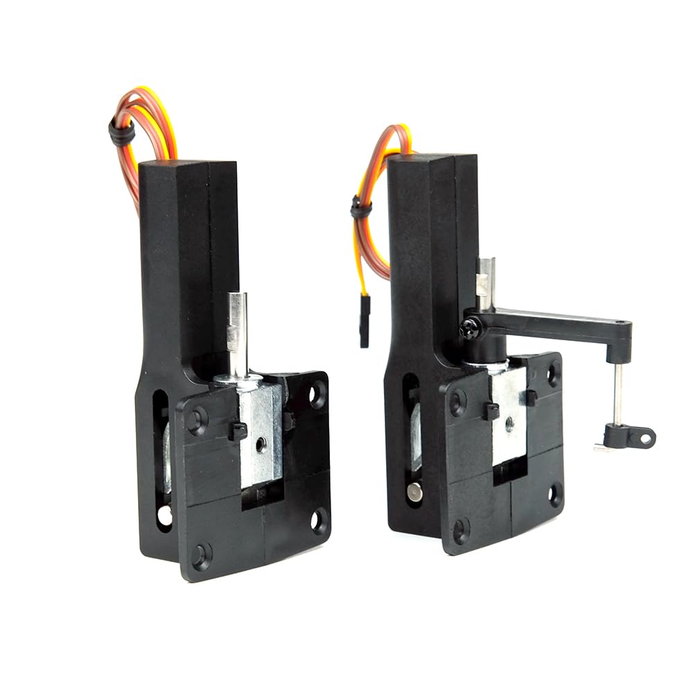 Tren de aterrizaje grande retráctil eléctrico sin servo principal/nariz de avión RC de 8kg for avión de 120CC modelo de ala fija Jet 7,4 V 20,6 kg(Main with Shaft)
