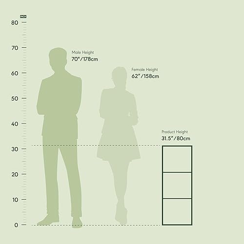 Miniatura 8 de Furinno 11003WHPI - Estantería abierta de 3 niveles, color blanco y rosa