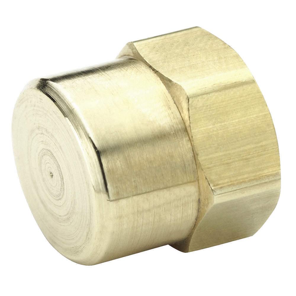 PHUOC LOC THO for Parker 213P-4 Hex Head Cap,Brass,1/4 in Pipe Size,FNPT 13Y908