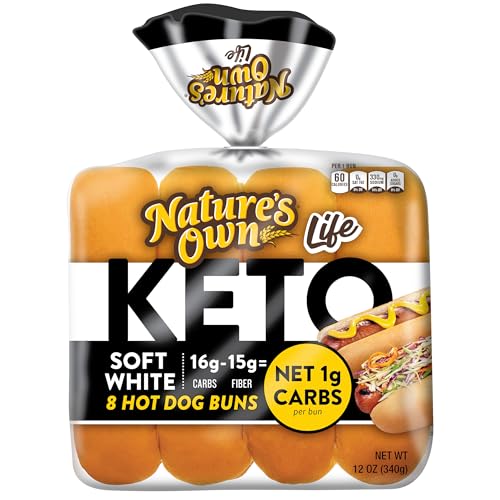 Nature’s Own, Keto Hot Dog Buns, 12 Ounce