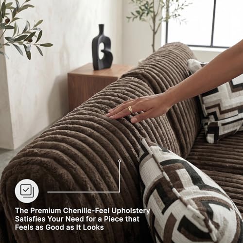 Image of Signature Design by Ashley Midnight-Madness Loveseat with Reversible Cushions, Accent Pillows, Fabric Upholstery, 72 inch W x 41 inch D x 40 inch H, Dark Brown
