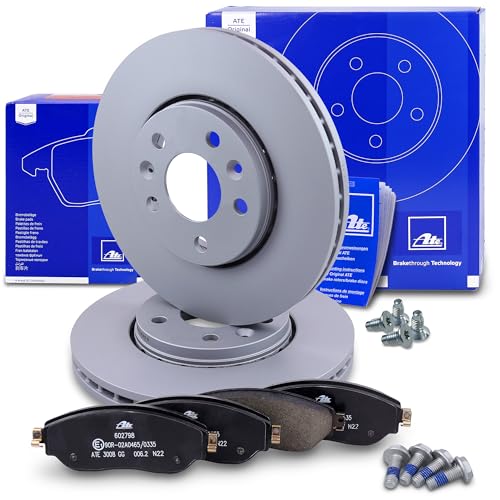 ATE Bremsenset Vorderachse inkl. Bremsscheiben vorne Ø 296 mm belüftet und