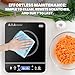 OMEO Portable Induction Cooktop Hot Plate Countertop Burner 1800 Watts Induction Burner with LCD Sensor Touch, LED Display, 10 Temperature Levels, Child Safety Lock, Auto Shutoff Function