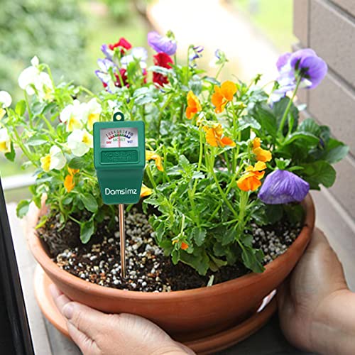 Damsimz Soil Moisture Meter, Plant Moisture Meter, Plant Water Meter Hydrometer For Plants Care, Gardening, Farming, Indoor & Outdoor Plants (No Battery Needed) Green #TOP1