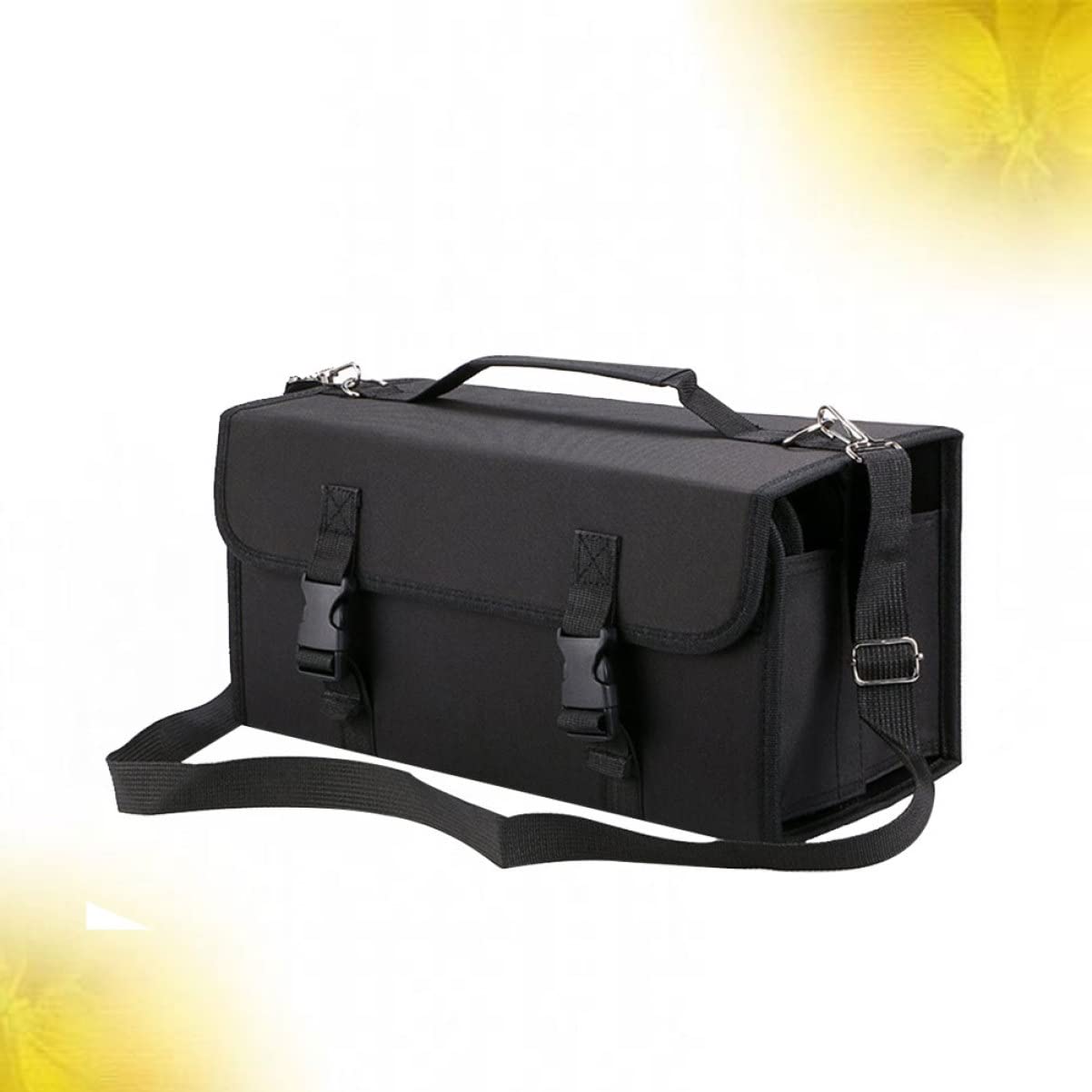 Custodia Per Pennarelli Con Cerniera Da Scomparti Borsa Porta Penne Con Tracolla Custodia Ad Alta Capacità Con Vano Portaoggetti Sul Retro Adatta Per Organizzare Pennarelli e Make-