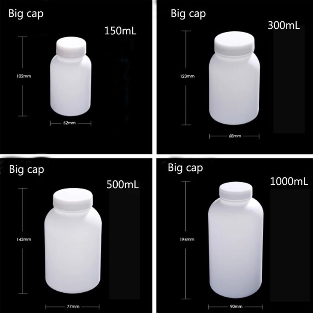 Équipements et fournitures de laboratoire Flacon d'échantillon en plastique de 50 ml à 2000, flacon réactif laboratoire