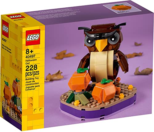 Image of LEGO 40497 Halloween Owl - Spooky Seasonal Fun for Kids 8+ - 228 Pieces