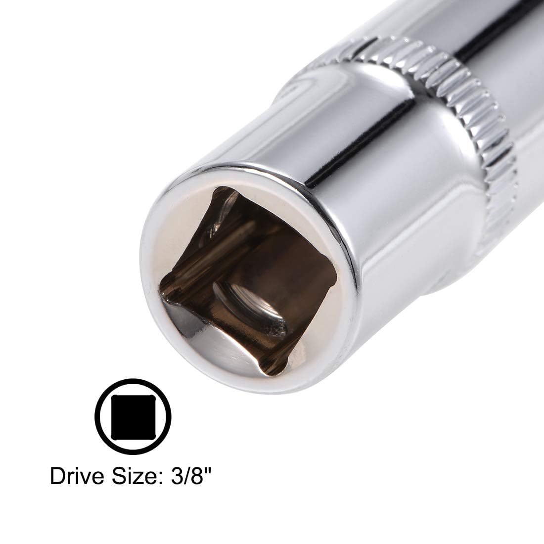 TA-VIGOR 2Pcs 3/8-Inch Drive by 12mm Deep and Shallow Socket, Cr-V Drive Socket, 6-Point, Metric for Auto Repairing and Household - Image 4