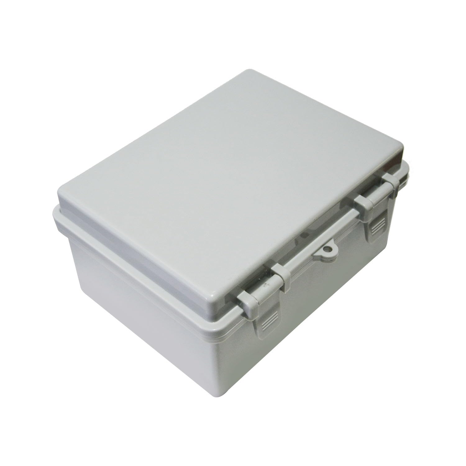 YXQ 220x 170 x 110mm Electrical Project Case with Lock Junction Box IP65 Waterproof ABS DIY Power Outdoor Enclosure Gray (8.6x6.7x4.3inches)