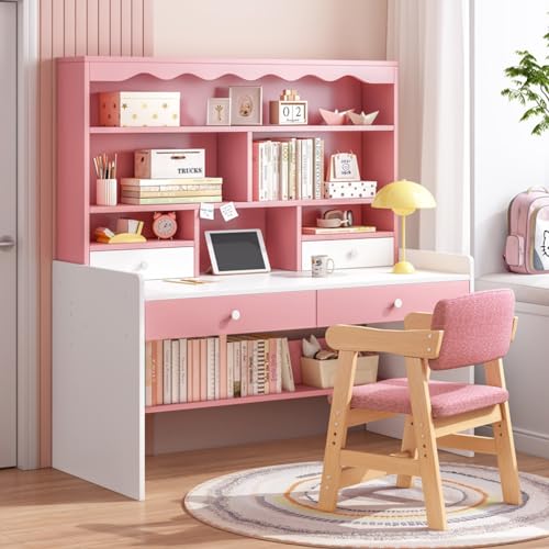 Piccola scrivania da ufficioLa scrivania da ufficio con cassetti 80 cm, 100 cm, 120 cm, tre dimensioni sono sufficienti per soddisfare le aspettative dello spazio dell'ufficio quando si lavora da casa. La scrivania di casa offre un'ampia area di lavoro e un posto per riporre il laptop e altri accessori.