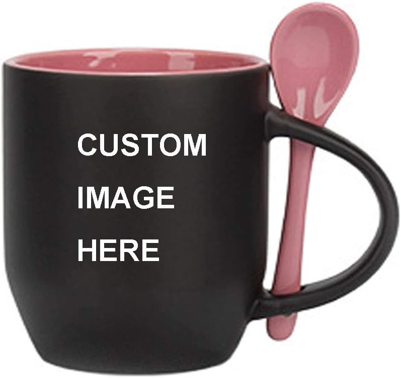 Magic Custom Photo Color Changing Coffee Mug Cup, Personalized DIY Print Ceramic Hot Heat Sensitive Cup -Add Your Photo&Text