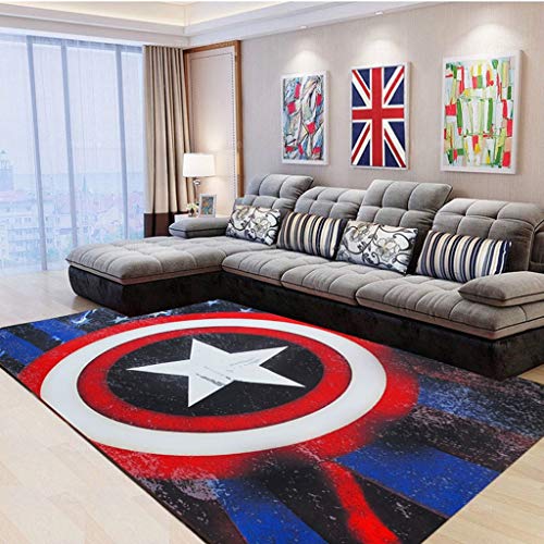 AI XIN SHOP Minimalista Moderno Retro patrón de área Engrosamiento Antideslizante Comedor Inicio Dormitorio Alfombra, tapete, mesita de Noche (Tamaño : 80 * 160cm)