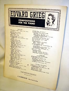 Unknown Binding Edvard Grieg Compostions for the Piano, Wedding-Day at Troldhaugen (Op 65, No 6) Book
