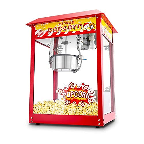 ksamwjf Popcornmaschine Popcornmaschine, 1500W Hochleistungs-Popcornmaschine zur Herstellung von Popcorn, für…