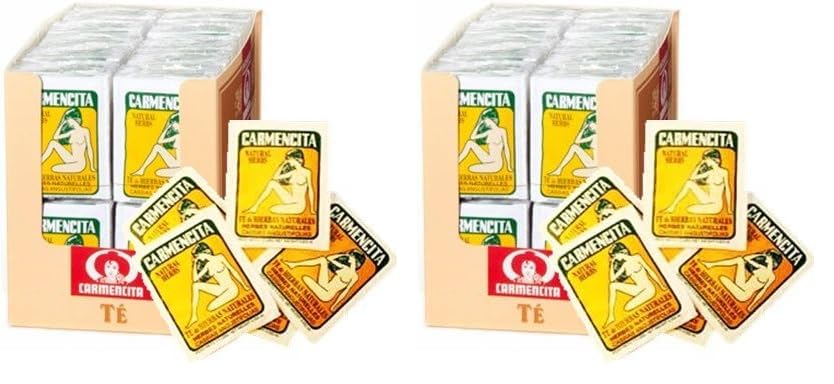 Carmencita Natural Herbs Tea 10 Count (Pack of 2) - Packaging May Vary