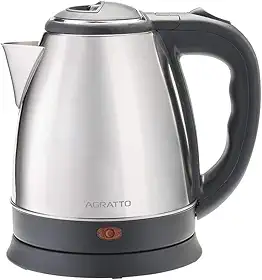Agratto 784 - Chaleira Eletrica Inox, 220v, 1,8 Litro, Preto/inox