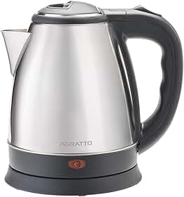 Agratto 784 - Chaleira Eletrica Inox, 220v, 1,8 Litro, Preto/inox
