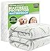 Utopia Bedding Bamboo Mattress Protector - Breathable and Waterproof Mattress Cover - Smooth Grip - Fits 15 Inches Deep - Easy Care (Twin XL)
