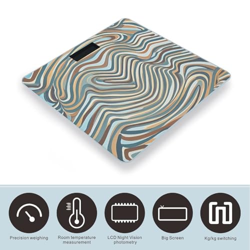 Báscula Digital de Baño con Plataforma Ancha y Alta Precisión miniatura 3