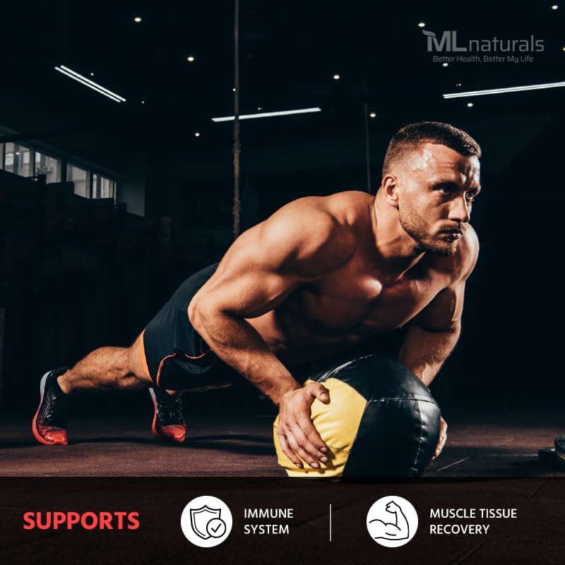 Miniatura 3 de L-glutamina pura 1000 mg 240 cápsulas vegetales. 99,9% Pureza Glutamina. Apoyo inmunológico.